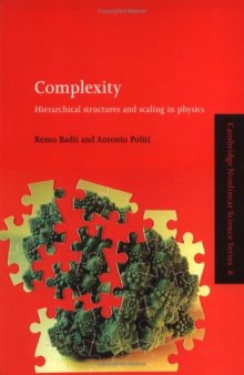 Complexity: Hierarchical Structures and Scaling in Physics (Cambridge Nonlinear Science Series)