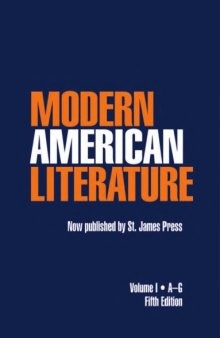 Modern American Literature Edition 5. (Modern American Literature)