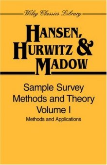 Sample survey methods and theory