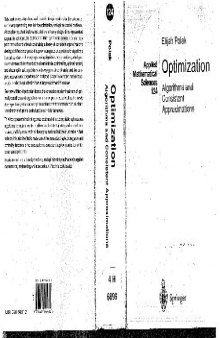 Optimization: Algorithms and Consistent Approximations