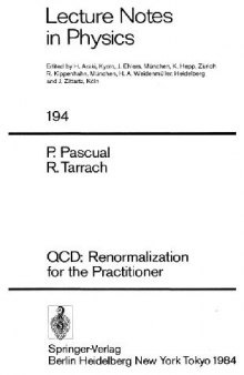 QCD: Renormalization for the practitioner