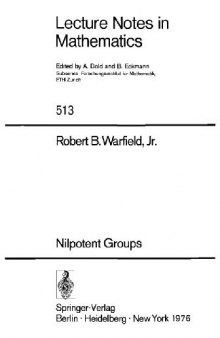 Nilpotent Groups