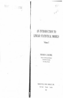 Theory and Application of the Linear Model