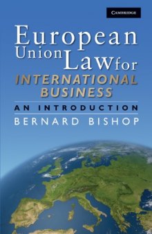 European Union Law for International Business: An Introduction