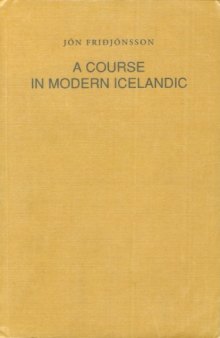 A Course in Modern Icelandic 