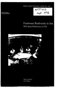 Freshwater Biodiversity in Asia: With Special Reference to Fish (World Bank Technical Paper)