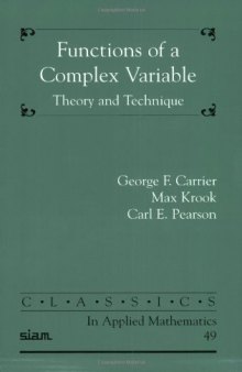 Functions of a Complex Variable: Theory and Technique
