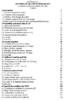 Lectures on quantum probability. Sociedad Matematica Mexicana