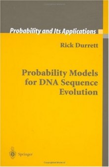 Probability models for DNA sequence evolution