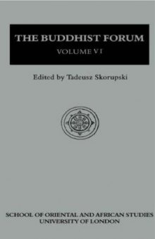 The Buddhist forum / Vol. 6.