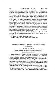 The photochemical dissociation og nitrogen peroxide