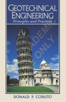 Geotechnical Engineering Principles and Practices