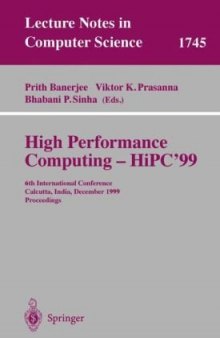 High Performance Computing – HiPC’99: 6th International Conference, Calcutta, India, December 17-20, 1999. Proceedings