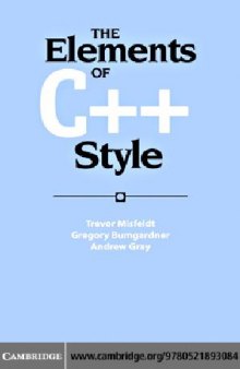 Elements of C++ Style