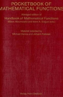 Pocketbook of Mathematical Functions - Abramowitz and Stegun abbreviated