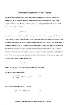 Table of Integrals Series and Product