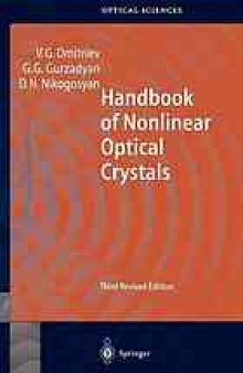 Handbook of nonlinear optical crystals