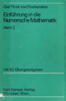 Einfuehrung in die numerische Mathematik