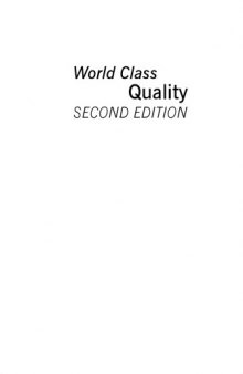 World Class Quality: Using Design of Experiments to Make It Happen, 2 Sub Edition