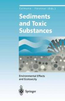 Sediments and Toxic Substances: Environmental Effects and Ecotoxicity