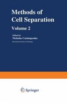 Methods of Cell Separation