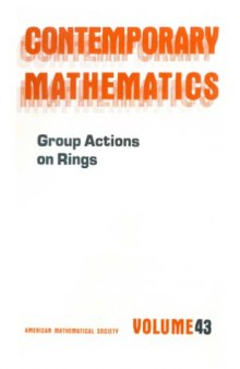 Group Actions on Rings