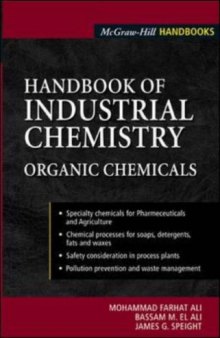Handbook of Industrial Chemistry: Organic Chemicals (Handbooks)