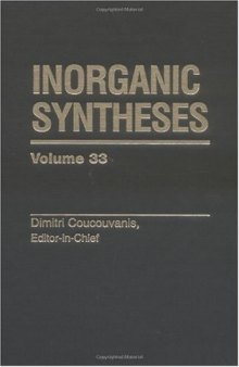 Inorganic Syntheses, Vol. 33