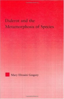 Diderot and the Metamorphosis of Species (Studies in Philosophy)