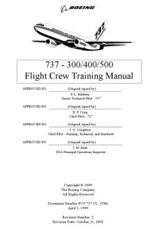 Boeing 737 flight crew training manual