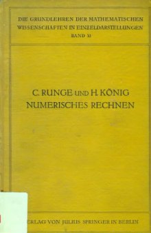 Vorlesungen ueber numerisches Rechnen