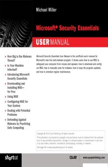 Microsoft Security Essentials User Manual
