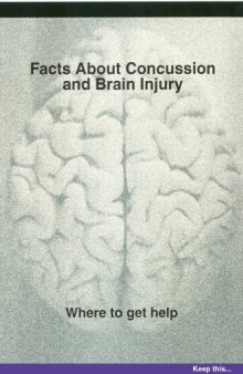 Facts about concussion and brain injury