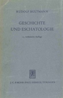 Geschichte und Eschatologie