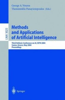 Methods and Applications of Artificial Intelligence: Third Hellenic Conference on AI, SETN 2004, Samos, Greece, May 5-8, 2004. Proceedings