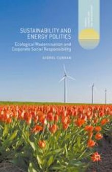 Sustainability and Energy Politics: Ecological Modernisation and Corporate Social Responsibility