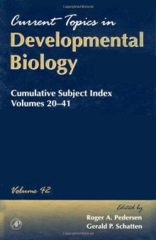 Cumulative Subject Index Volumes 20–41