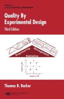 Quality By Experimental Design, 3rd Edition