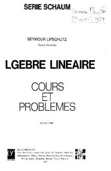 Algebre lineaire