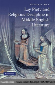 Cambridge Lay Piety And Religious Discipline In Middle English Literature