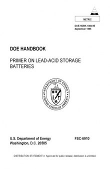 Primer on lead-acid storage batteries