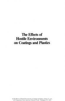 The Effects of Hostile Environments on Coatings and Plastics