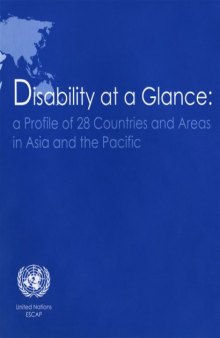 Disability at a Glance: A Profile of 28 Countries and Areas in Asia and the Pacific