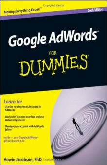 Google AdWords For Dummies,2nd Edition (For Dummies (Computer Tech))