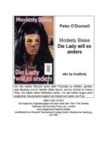 Modesty Blaise. Die Lady will es anders
