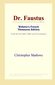 Dr. Faustus (Webster's French Thesaurus Edition)