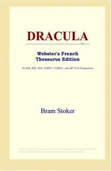 DRACULA (Webster's French Thesaurus Edition)