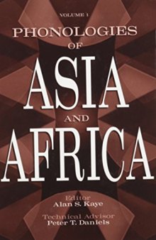 Phonologies of Asia & Africa: Including the Caucasus