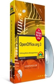 OpenOffice.org 3.0 Kompendium für Windows, Mac OS X und Linux mit kompletter OpenOffice.org 3.0 PrOOo-Box auf DVD