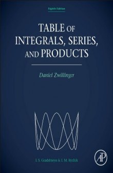 Table of integrals, series, and products